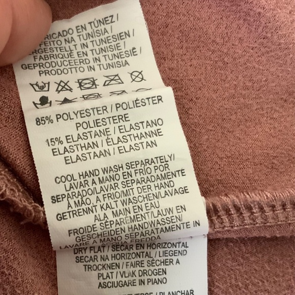 Women’s Atmosphere Peach Pink Comfy Stretch Short Sleeve Mini Dress Size US 16 - Picture 8 of 9